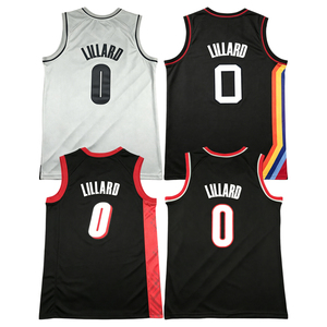 Vente Flash 2026 # <span class=keywords><strong>Maillot</strong></span> de basket-ball <span class=keywords><strong>Damian</strong></span> <span class=keywords><strong>Lillard</strong></span> cousu rétro pour hommes S-2XL - Product Image 1