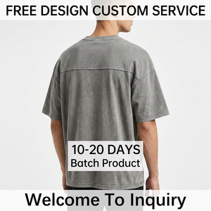Camiseta Personalizada Premium Extra Grande de 250 g/m², 100% Algodón para Hombre, Estilo Urbano con Diseño Gratuito - Product Image 1