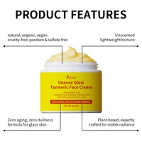 Crème Visage Coréenne au Curcuma en Gros, Éclaircissante, à l'Acide Hyaluronique, Lisse les Rides, Hydratante, pour les Taches Brunes