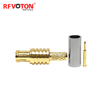 Connecteur RF MCX mâle à sertir en gros pour câble RG316, deux pièces, 50 ohms