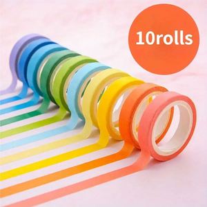 20 Rolls 0.23inch 10-Color Self-Adhesive Waterproof Fluorescent Tabs for <b>Bookmarking</b> & Organization for Students & Professionals - Product Image 5