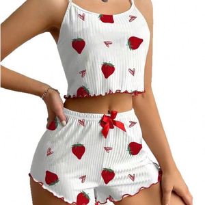 Vêtements de nuit pour femmes de luxe, taille élastique, été - Product Image 5