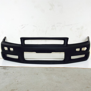 Para 1999-2002 Nissan <span class=keywords><strong>Skyline</strong></span> <span class=keywords><strong>R34</strong></span> GTR <span class=keywords><strong>Nismo</strong></span> estilo parachoques delantero fibra de vidrio - Product Image 4