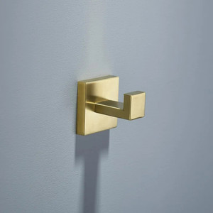 Luxury Wall Mounted <b>Bathroom</b> <b>Accessories</b> Brushed Gold Stainless Steel 4 Pieces Hardware Set - Product Image 6
