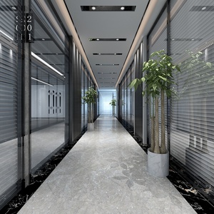 Aluminium Frame Bathroom Folding Movable <b>Room</b> Partition <b>Divider</b> Office Glass Partition Wall - Product Image 5