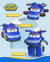 JZZ Modelo 0362, Figura de Acción de Avión de Plástico Transformable, Juguete Robot Coleccionable y Decorativo para Niños y Niñas en Edad Preescolar