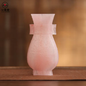 Vase d'art en émail Fencai <span class=keywords><strong>de</strong></span> style chinois, artisanat en émail, vase en cristal, idéal pour les roses fraîchement coupées et les bouquets <span class=keywords><strong>de</strong></span> fleurs à longues tiges - Product Image 2