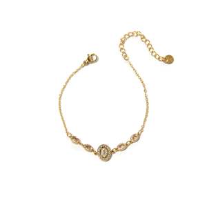 Pulsera de Cadena Fina de Acero Inoxidable 316L con Baño de Oro PVD, Joyería Sostenible y Resistente - Product Image 1