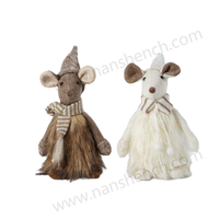 Nanshen BSCI ornamen boneka Natal poliester bersertifikasi-langsung dari pabrik dekorasi liburan penjualan laris kualitas tinggi