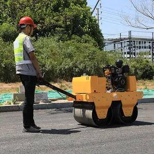 Baby Hand Road Roller Compactor For Municipal Engineering Made In China