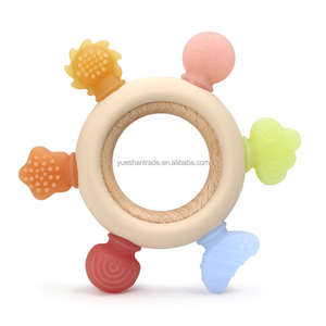 2025 nouveauté personnalisé mignon sans BPA Silicone bébé <span class=keywords><strong>dentition</strong></span> doux en bois bébé <span class=keywords><strong>anneau</strong></span> <span class=keywords><strong>de</strong></span> <span class=keywords><strong>dentition</strong></span> pour l'alimentation et la mastication produit <span class=keywords><strong>de</strong></span> <span class=keywords><strong>dentition</strong></span> - Product Image 2