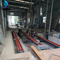 Salle de sablage en acier sur mesure pour le sablage abrasif industriel et les opérations d'atelier de préparation des surfaces métalliques