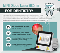 Traitement dentaire de machine de laser de tissu mou dentaire blanchissant des dents Instrument laser dentaire de la diode 980nm