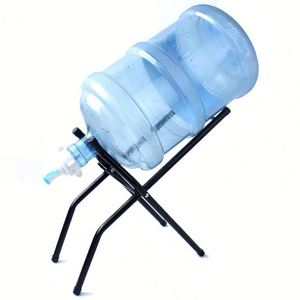 Camping <b>5</b> <b>Gallon</b> <b>Bottled</b> <b>Water</b> Inverted Drinking Rack Bucket Bracket Shelf Jug Drink Dispenser Storage Foldable Cradle Stand - Product Image 1