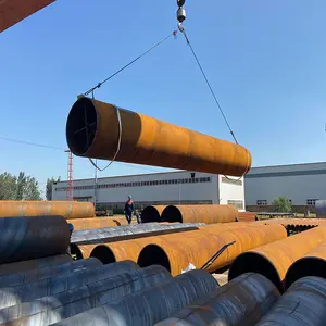 ASTM A252 HSAW DSAW large diameter corrugated steel pipe