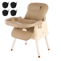 Chaise haute pour bébé en bambou Probebi, 0-12 mois, pliable, portable, XCD-1688, best-seller