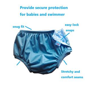 Vente en gros Vêtements de natation pour entraînement anti-fuite imperméables pour enfants Shorts à langer Couches de bain pour nouveau-nés Pantalons de piscine - Product Image 4