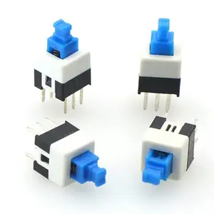 7*7 Mm 6pin Vergrendeling 250V Dc 30V 0.1A 5E4 Drukknop