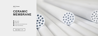 Membrane céramique inorganique poreuse pour le traitement des eaux usées industrielles MYTC-NHH-CM-4027 1000L/heure Température de frittage 1800°C Garantie 1 an