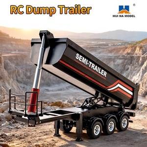 Nuovi Kit Aggiuntivi Huina 1509 <span class=keywords><strong>1</strong></span>:<span class=keywords><strong>18</strong></span> Semirimorchio Ribaltabile con Pianale in Lega, Modello di Veicolo Ingegneristico Scania 1501 1502 - Product Image 4