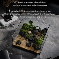 Cherlam Factory Wholesale 40 Gallon Small Aquarium Tank Desktop Ultra Clear Glass Fish Tank for Fish Farming