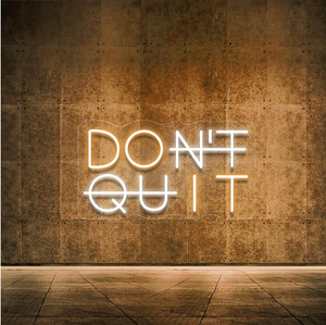 Letrero LED de Neón 'Don't Quit', Luces de Neón 'DO IT', Decoraciones para Fiestas - Product Image 1