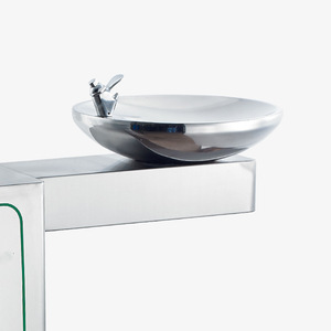<span class=keywords><strong>Fontaine</strong></span> à eau froide publique extérieure à 2 becs, station d'eau potable directe, boîtier en acier inoxydable, alimentation électrique, <span class=keywords><strong>5L</strong></span>, eau froide - Product Image 4