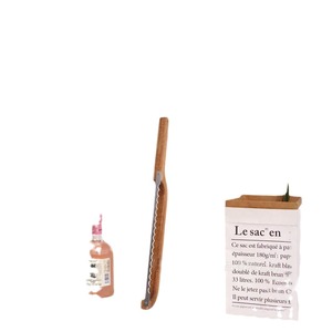 Acacia Wood Bread <b>Cutter</b> With Saw Teeth 8-9.9 In Stainless Steel Blade For Kitchen Use - Product Image 5