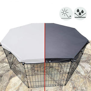 Couverture de parc pour chiens Fournir des zones ombragées pour les animaux de compagnie Intérieur Extérieur 24 "<span class=keywords><strong>Playpen</strong></span> 8-Panel <span class=keywords><strong>Pet</strong></span> <span class=keywords><strong>Playpen</strong></span> Top Cover - Product Image 4