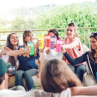 2022 populaire sans BPA 16/24OZ réutilisable personnalisé en plastique changement de couleur froide tasses gobelet tasse avec paille