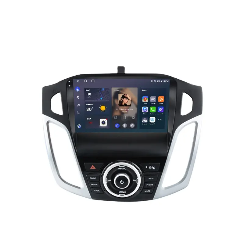 Junsun pour Ford Focus 3 Navigation pour Ford Focus 3 Android autoradio pour Ford Focus 3 2011-2019 Unité principale Autoradio Carplay