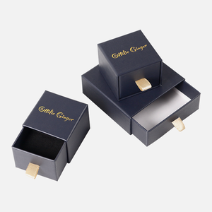 Custom <strong>Small</strong> Jewellery <strong>Paper</strong> Cardboard Ring Drawer Packaging Jewelry <strong>Box</strong> and Bag With Logo Printed - Product Image 5