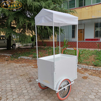 Nouveau Modèle de Chariot à Café Mobile d'Extérieur à Pousser Manuellement en Vente