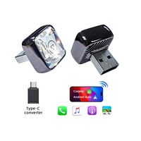 Boîtier intelligent AI portable sans fil CarPlay Android Auto basé sur Linux avec chipset X1600, port USB Type-C, multilingue, pour usine OEM/ODM