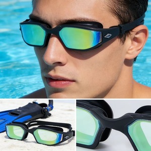 Swimming Goggles Mirror Coated Lens Anti Fog <b>Plastic</b> <b>Frame</b> For Adults Recreational Use - Product Image 5