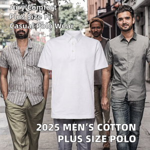 Camisa Casual de Verano 2025 para Hombre, 100% Poliéster, Tejido de Punto, Cuello Solapa, Manga Corta, Anti-Pilling, Transpirable, Cómoda, Tallas Grandes - Product Image 2