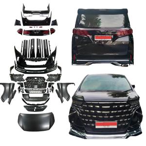 Kit carrosserie 2025 pour <span class=keywords><strong>Alphard</strong></span>/Vellfire <span class=keywords><strong>ANH20</strong></span> 2008-2014, mise à niveau <span class=keywords><strong>Alphard</strong></span> 2025 Modelista avec capot, garde-boue, pare-chocs, phare, feu arrière - Product Image 1