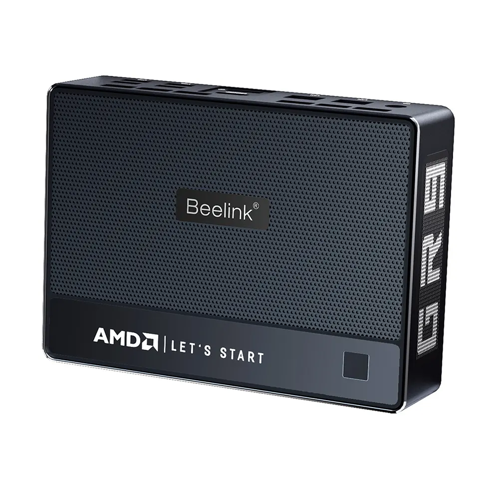 Beelink-ordenador de juegos GTR4 AMD, 4900H, WIFI, 6E, MINI PC, Win11, Control por voz