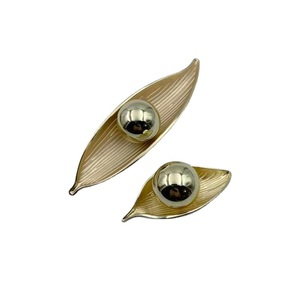Popular Bronze Modern Lightweight Durable Leaf Single Hole Gray <b>Gold</b> <b>Cabinet</b> Door Drawer Handle Decorative Installation Spot - Product Image 2
