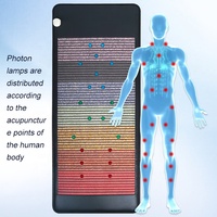PEMF Infrarouge lointain Chaleur profonde, Thérapie par photons, Champ magnétique Ions négatifs Pierre précieuse Kristalmatte Chakra Cristal Matelas Tapis
