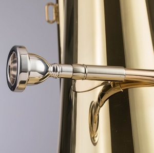 <span class=keywords><strong>Tuba</strong></span> Bb personnalisable Jinbao <span class=keywords><strong>avec</strong></span> surface laquée or, conception à trois pistons pour une performance flexible - Product Image 5
