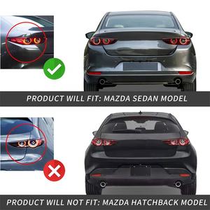 Montaje de luz trasera LED de coche para <span class=keywords><strong>Mazda</strong></span> <span class=keywords><strong>3</strong></span> Axela <span class=keywords><strong>Sedan</strong></span> 2019 2020 2021 <span class=keywords><strong>2022</strong></span> freno antiniebla trasero Luz de marcha atrás luz trasera de señal de giro - Product Image 5