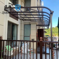 Auvents de terrasse pour villas, largement utilisables, résistants au vent et à la pluie