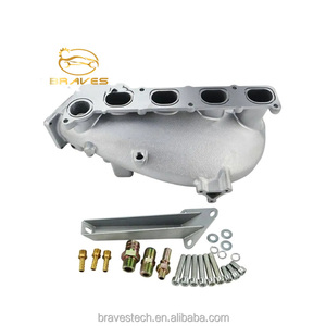Premium Billet M50 M52 M54 Moteur Collecteur D'admission Rail De Carburant 80mm 90mm Corps De Papillon pour BMW <span class=keywords><strong>E36</strong></span> E46 M Série 325I <span class=keywords><strong>328I</strong></span> - Product Image 6