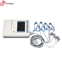Máquina EKG portátil Simulador de máquina ECG de 12 derivaciones para electrocardiograma