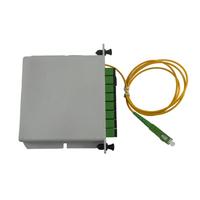 Cassette FBT à fibres optiques avec boîtier de répartition PLC 1x8 intégré, connecteurs LC/SC/FC/ST, compatible POE et CATV – Approvisionnement direct usine