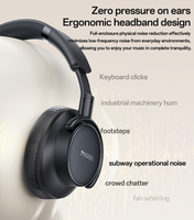 Yesido Headphone nirkabel BT5.3, Earphone tanpa kabel latensi rendah, Headset EP12