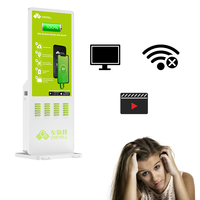 Borne de recharge solaire portable personnalisée QC3.0 Li-ion polymère antivol 60W, distributeur automatique de batteries externes 48 emplacements