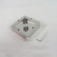 Station de réparation de puces en argent BGA, pochoirs, support de modèle, gabarit de Foxture avec clé Allen pour la réparation de soudure de puces, 10 pièces 90MM