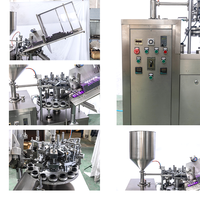 Machine de remplissage automatique Hebo pour tubes en aluminium, avec tube péristaltique en silicone et système de capsulage, prix usine